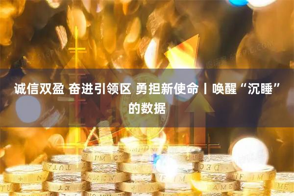 诚信双盈 奋进引领区 勇担新使命丨唤醒“沉睡”的数据